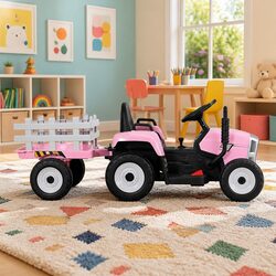 Compact and Fun Kids Electric Ride On Tractor