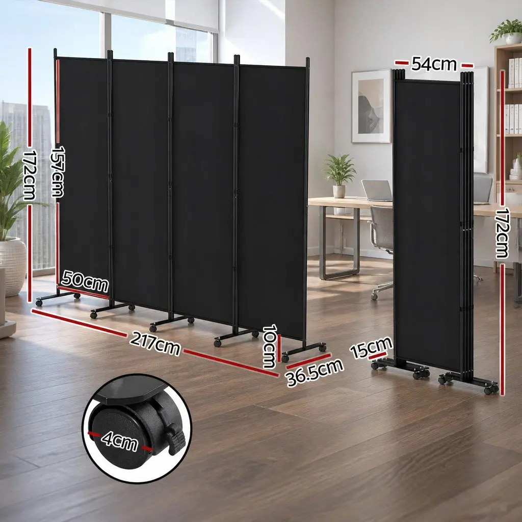 4 Panel Room Divider for Privacy Needs