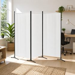 Efficient 3-Panel Room Divider - Easy to Use