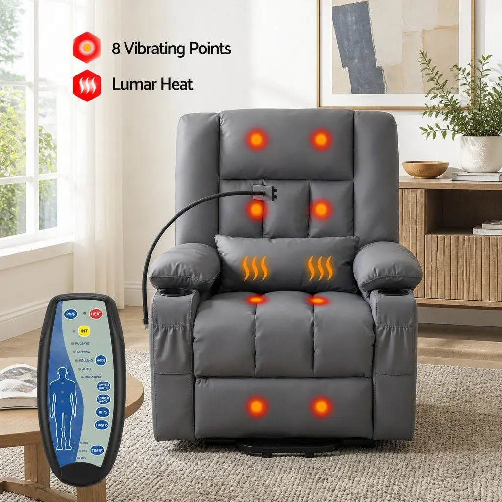 Power Lift Recliner Chair with Massage Function