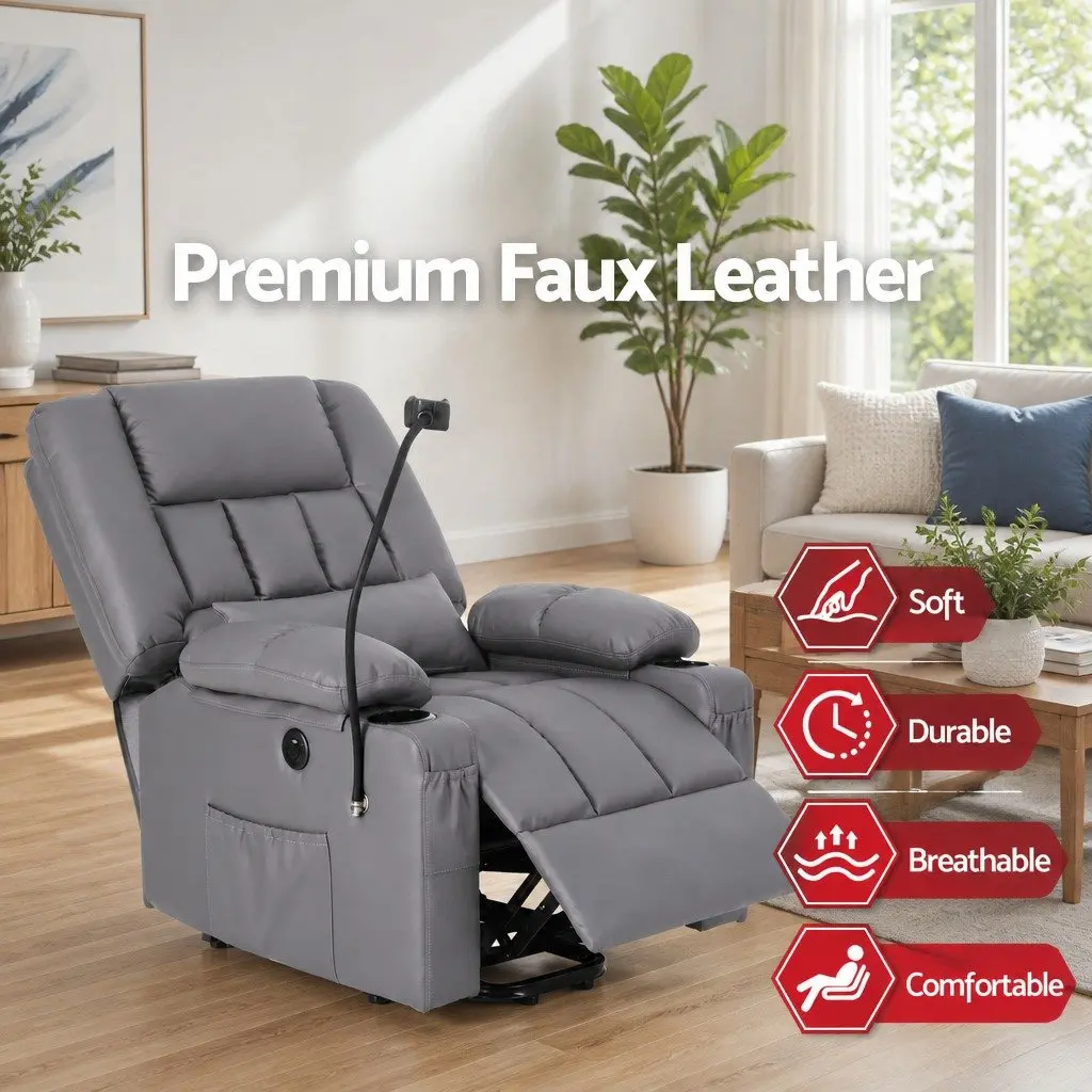 Power Lift Recliner Chair with Massage Function