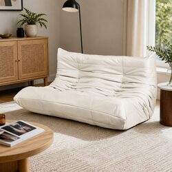 Compact and Cozy 2-Seater Floor Sofa for Your Home