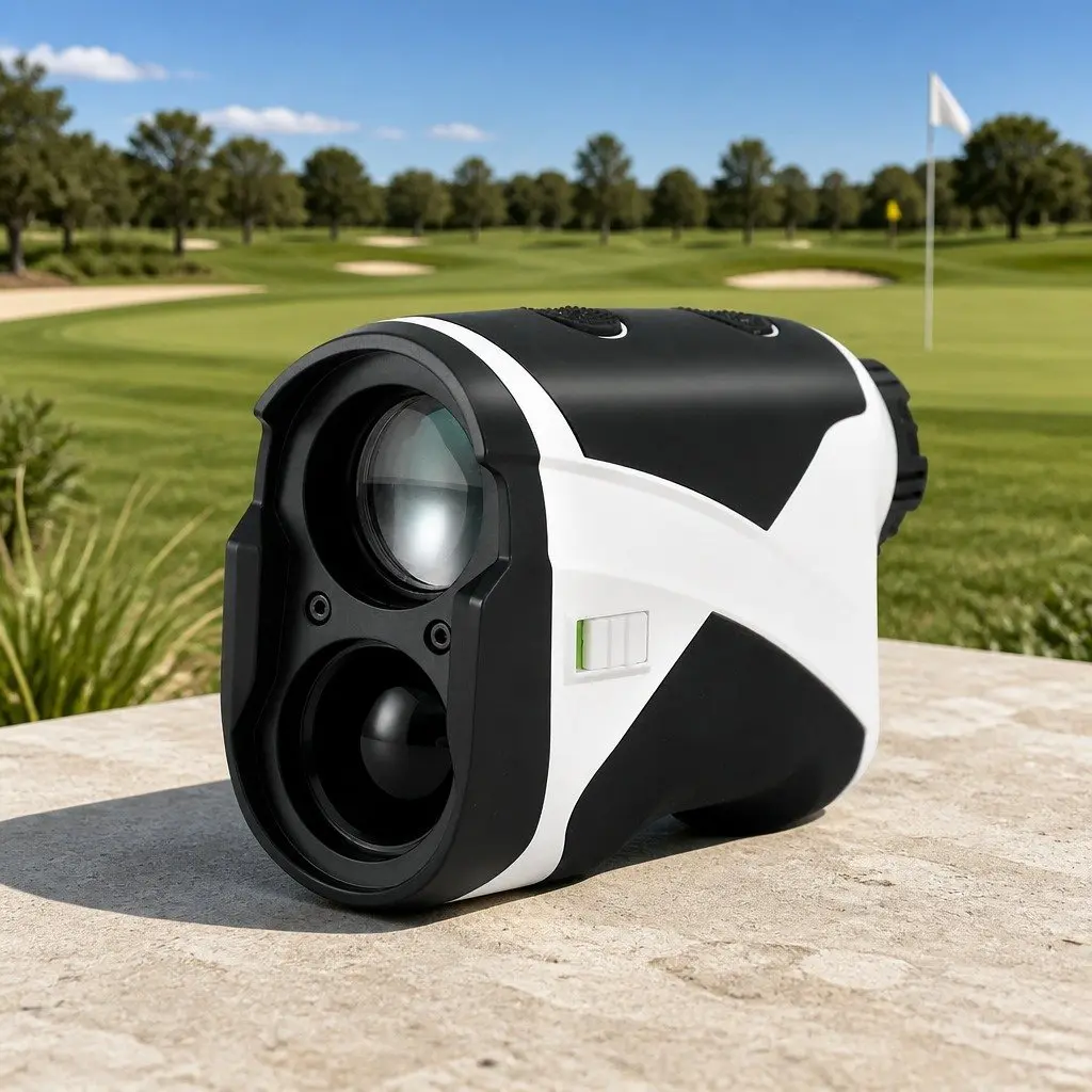 Golf Rangefinder White 700M Laser Distance Slope Compensation Vibration Alert