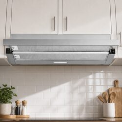 Compact and Efficient 900mm Slide-Out Range Hood