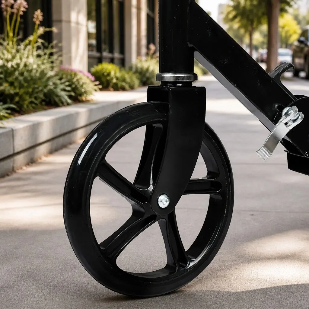 Folding Push Scooter with Large Wheels