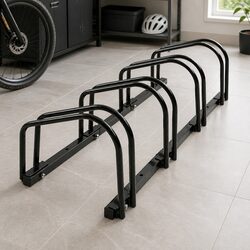 Compact 4-Bike Stand for Effective Garage Storage