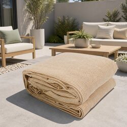 Compact and Effective Rectangle Shade Sail 3x6m Sand