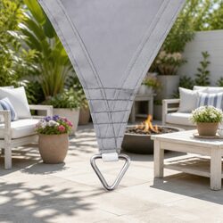 3x5m Grey Shade Sail: Your Outdoor Comfort Awaits
