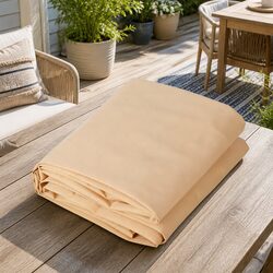 Compact 3x5m Shade Sail in Sand: Waterproof and Durable