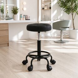 Your Stylish Swivel Stool: Black, Adjustable, and Functional