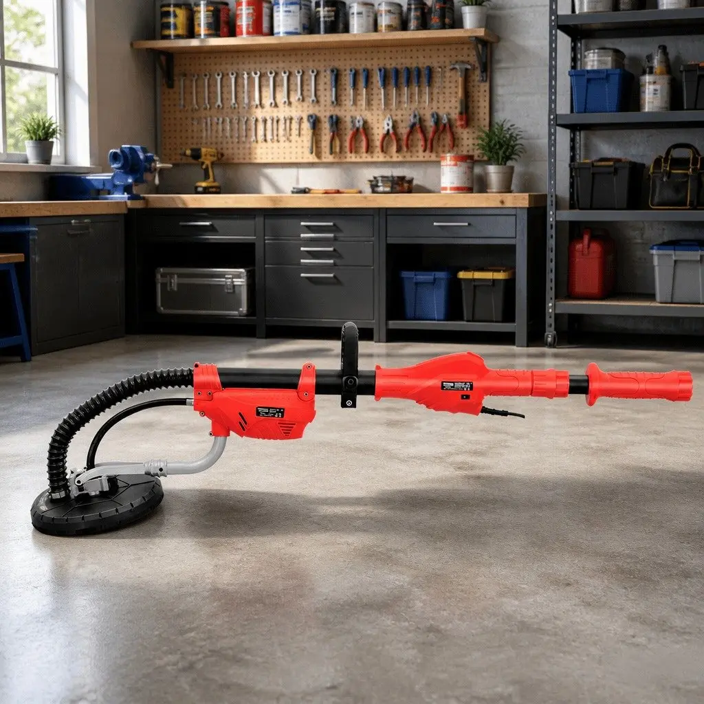 Drywall Sander Black 800W Extendable Arm 6 Speed Control