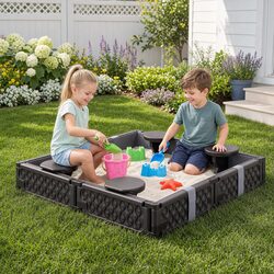Compact Kids Sandbox for Outdoor Activities