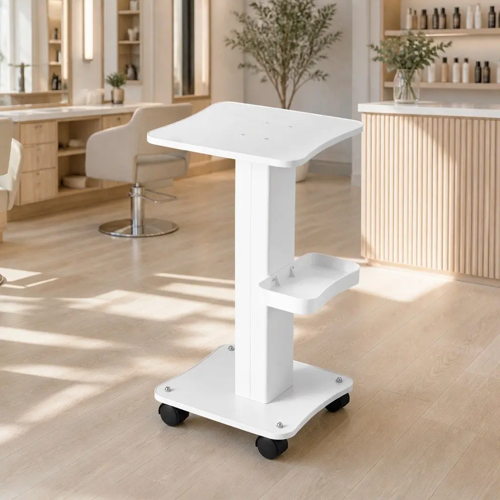 Salon Trolley Cart Rolling Storage Tray Hairdressing Beauty Equipment Stand