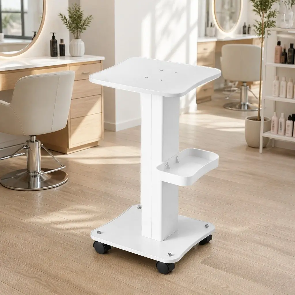 Salon Trolley Cart Rolling Storage Tray Hairdressing Beauty Equipment Stand