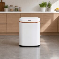 Compact 38L Motion Sensor Kitchen Trash Can
