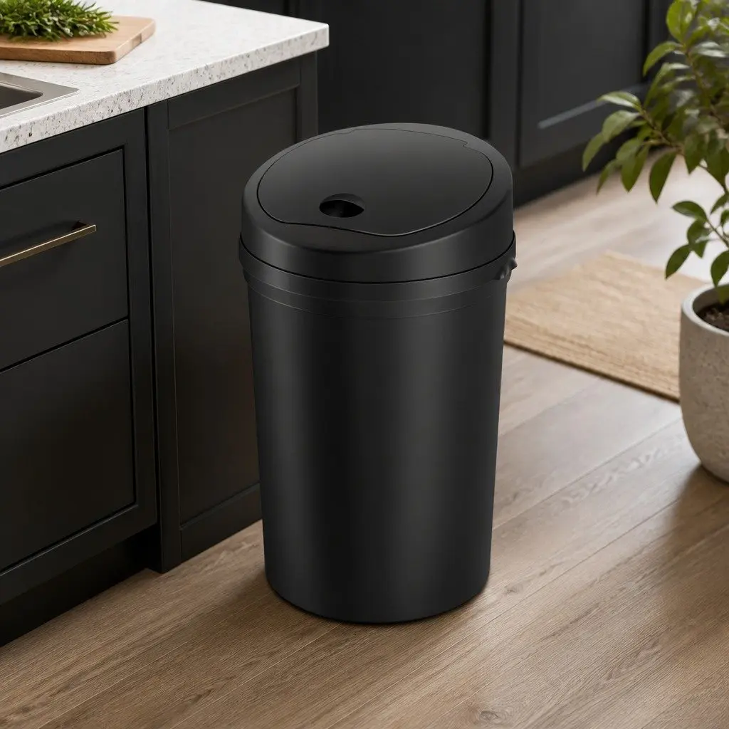 Sensor Bin Motion Automatic Trash Can Kitchen Rubbish 9L Hands-free Black