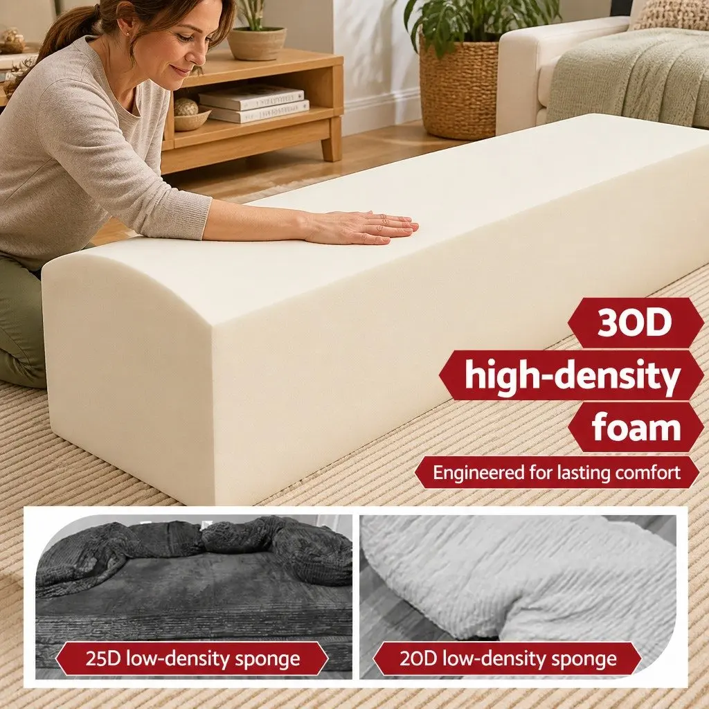 Convertible Sofa Bed with Soft Corduroy