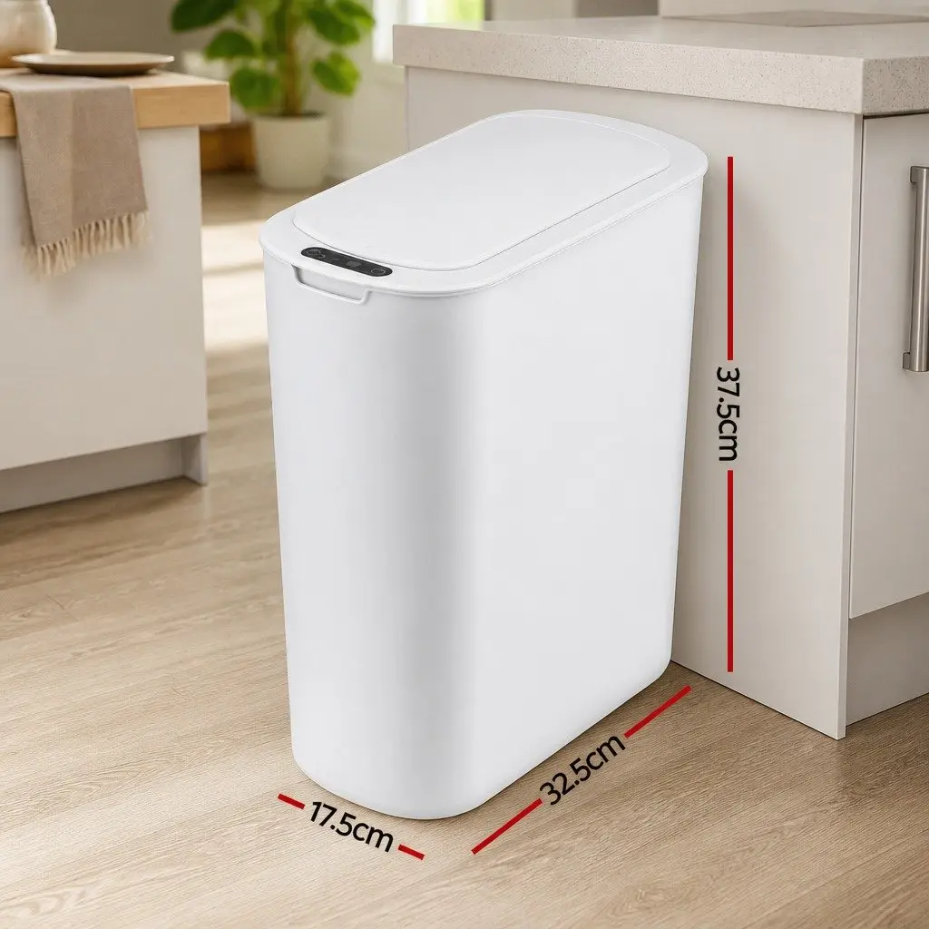 Automatic Motion Sensor Trash Bin 21L Touchless Kitchen Garbage Can Slim