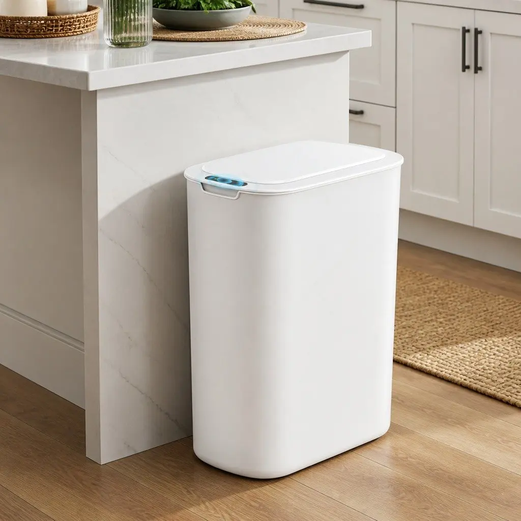 Automatic Motion Sensor Trash Bin 21L Touchless Kitchen Garbage Can Slim