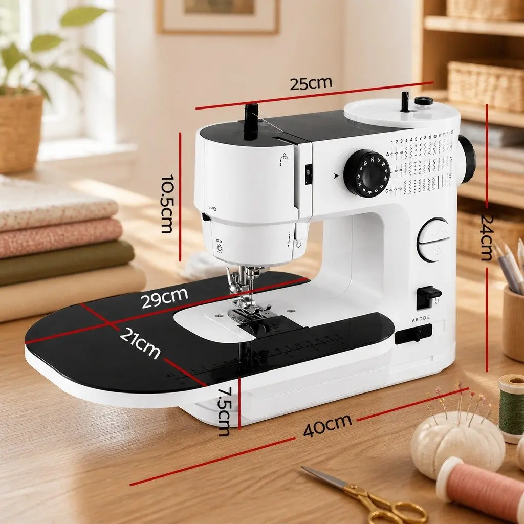 Mini Sewing Machine 39 Stitches Portable Kit Compact Home Craft Lightweight