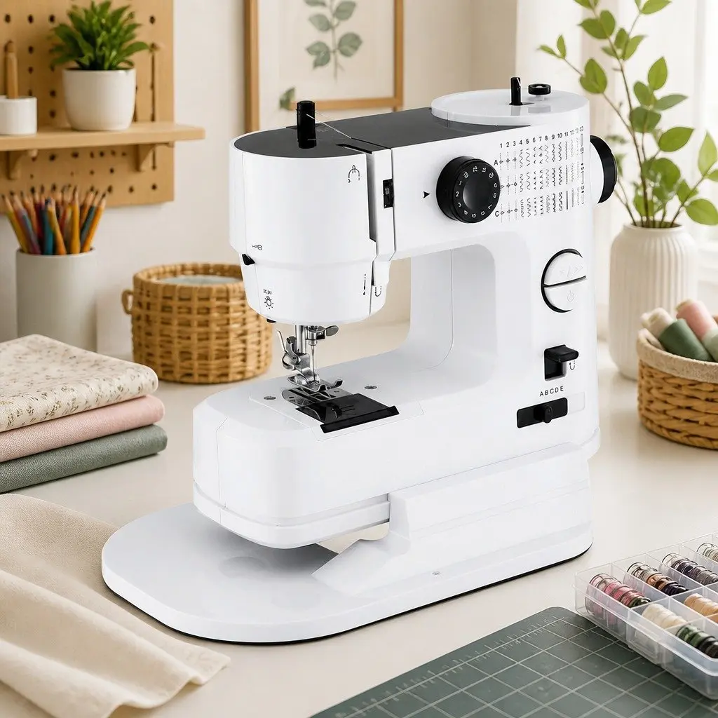 Mini Sewing Machine 39 Stitches Portable Kit Compact Home Craft Lightweight