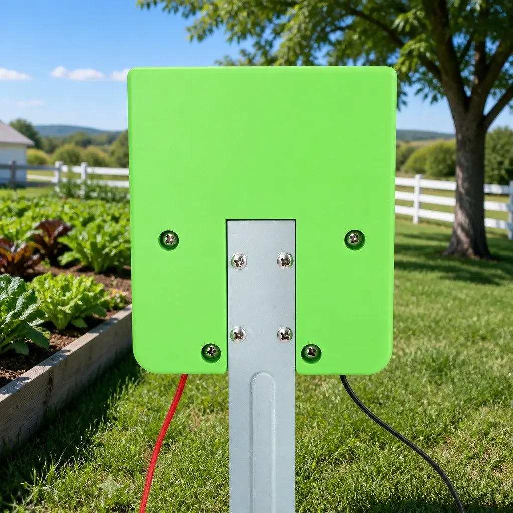 Electric Fence Energiser Green 12V Battery Powered 18km Coverage Safe Pulse Function