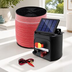 Efficient Solar Electric Fence Energiser with 3km Range