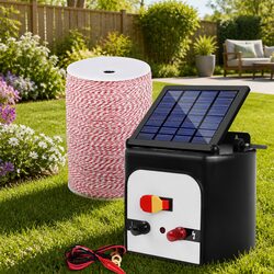 Compact and Efficient Solar Electric Fence Energiser 8KM