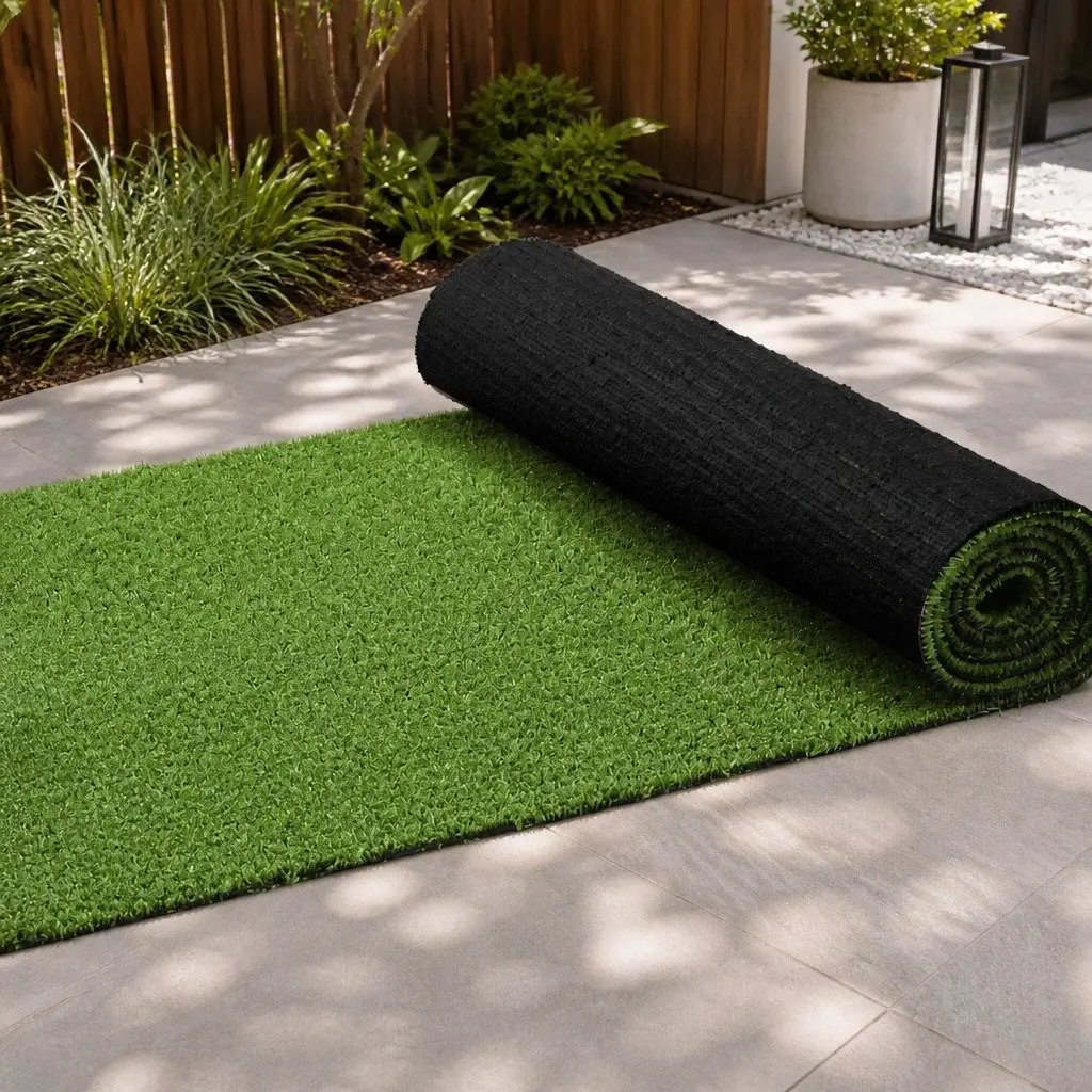 Artificial Grass Synthetic Turf Green 1x10m Maintenance Free Indoor Outdoor Lawn Decoration