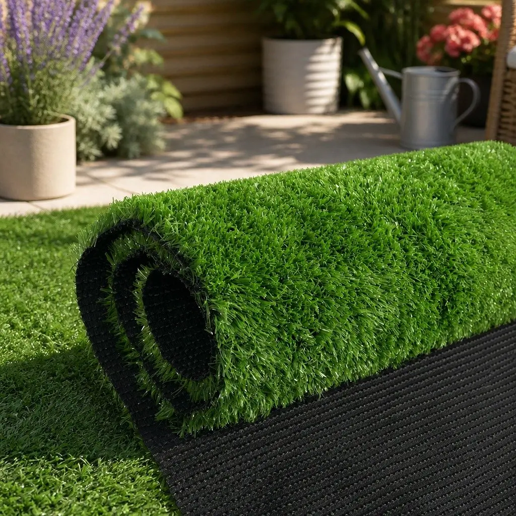 Artificial Grass Synthetic Turf Green 1x10m Maintenance Free Indoor Outdoor Lawn Decoration