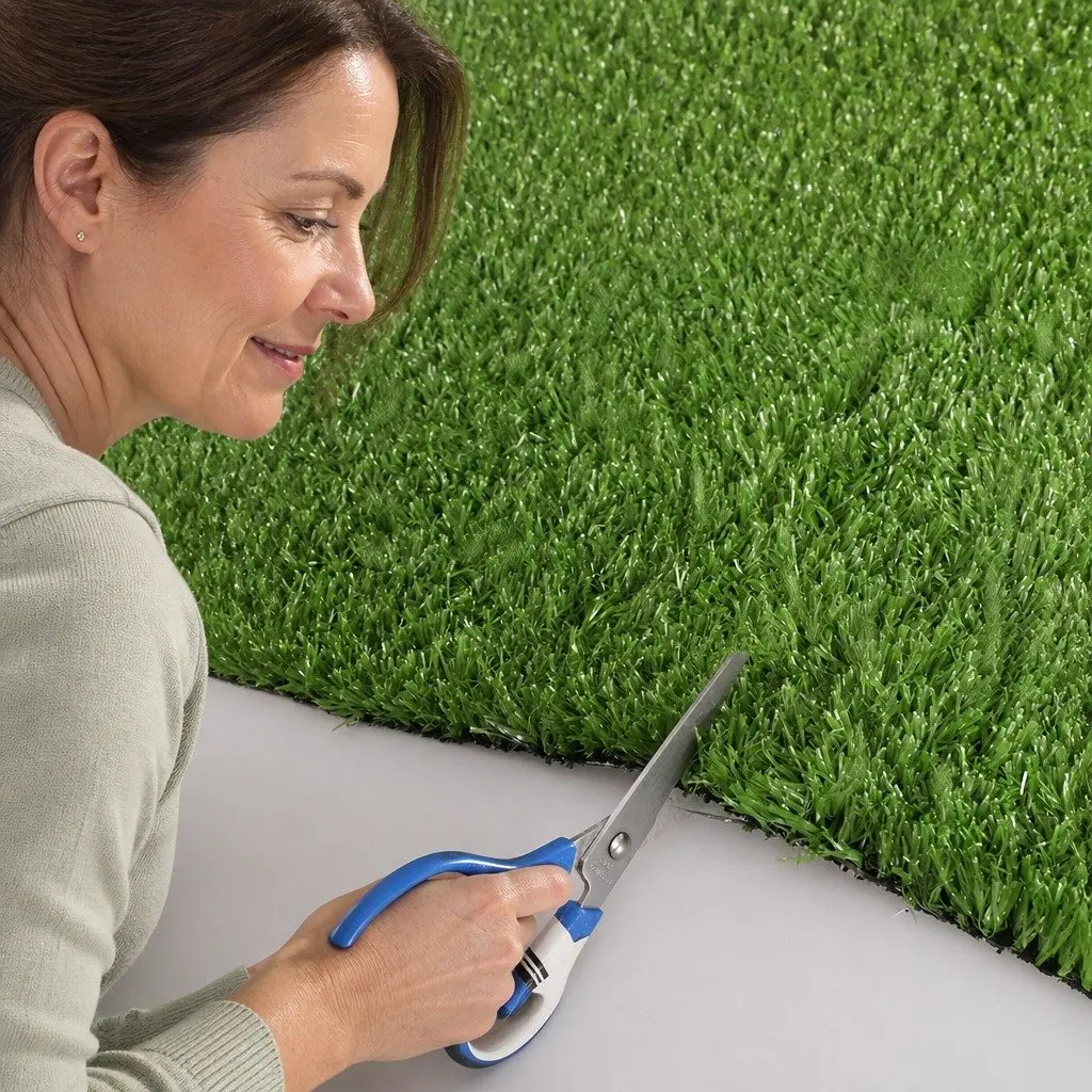 Artificial Grass Synthetic Turf Green 1x10m Maintenance Free Indoor Outdoor Lawn Decoration