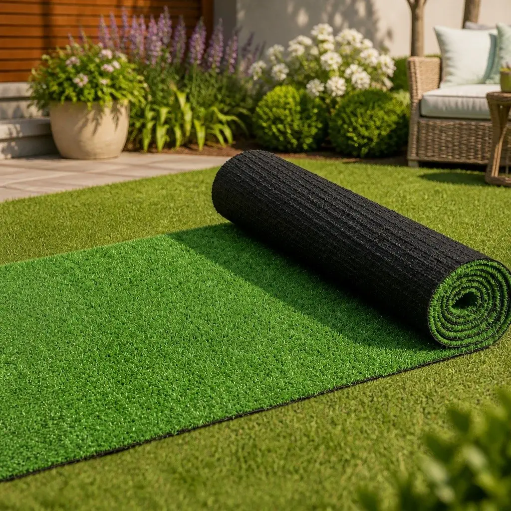Artificial Grass Green 1x15m Realistic Turf for Garden Lawn Indoor Outdoor