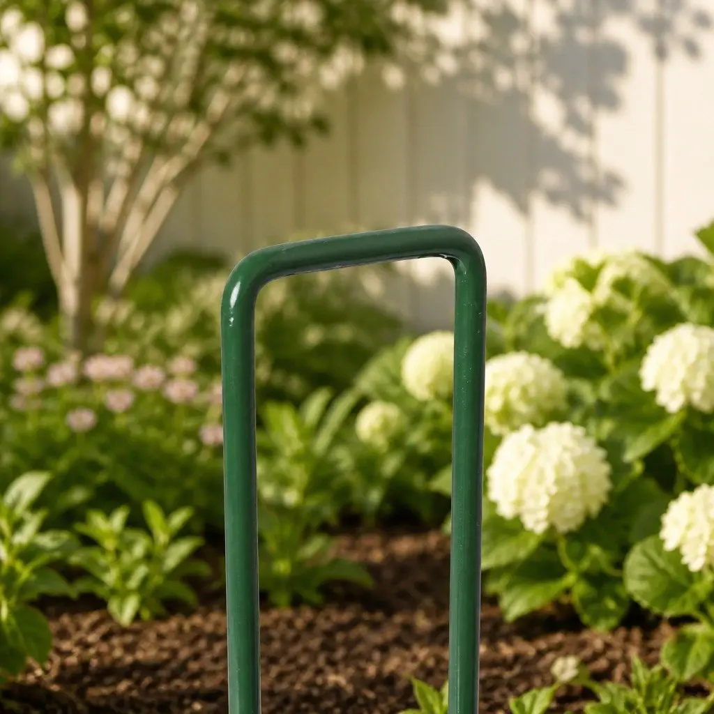 Synthetic Grass Pins Green 150mm U-Shape Steel Turf Anchors for Garden Landscape Fasteners