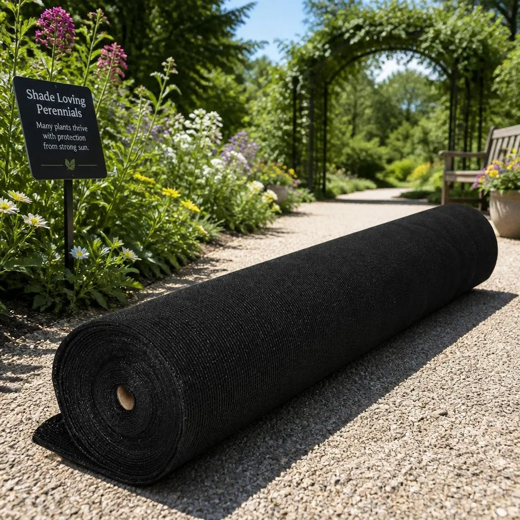 Shade Cloth Black 1.83m x 20m 50% Shade Block UV-Stabilised Garden Greenhouse Mesh