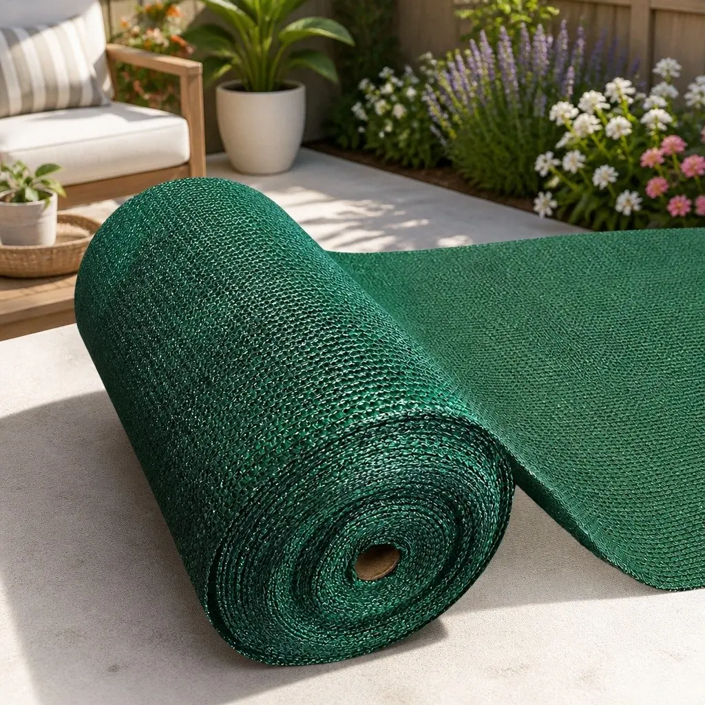 Shade Cloth 1.83x20m Green Heavy Duty Garden Mesh Roll UV-Stabilised 90% Shade