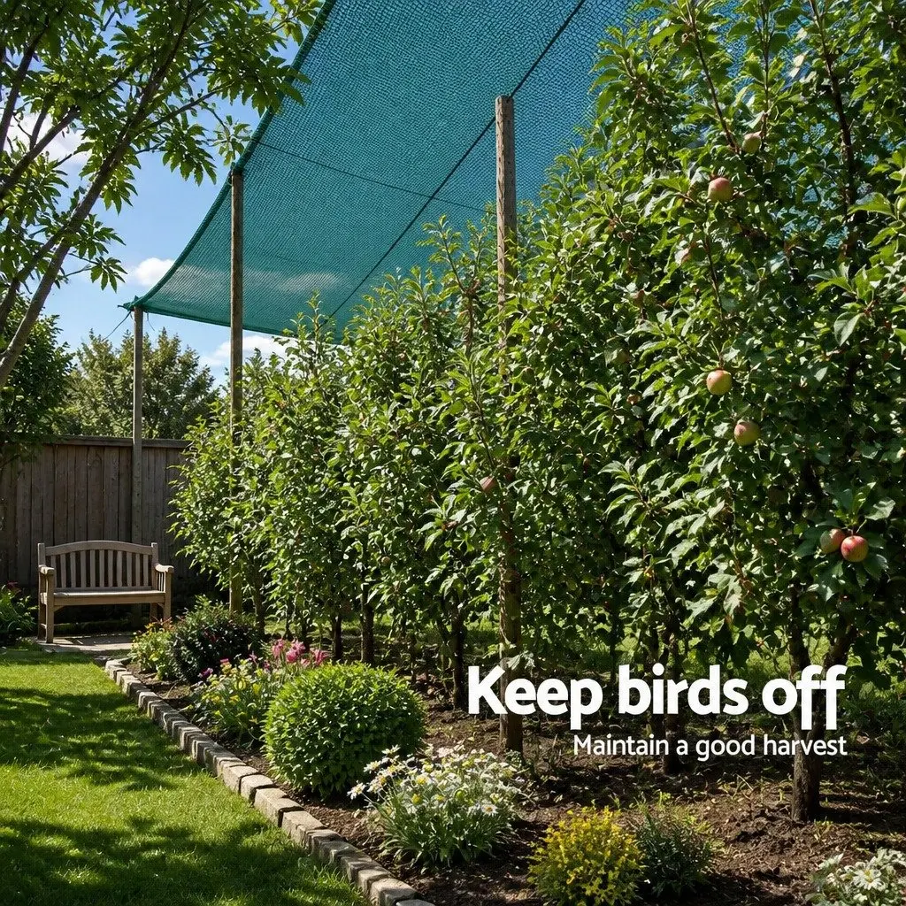 Shade Cloth Green 1.83m x 20m 30% UV Block Heavy Duty Garden Greenhouse