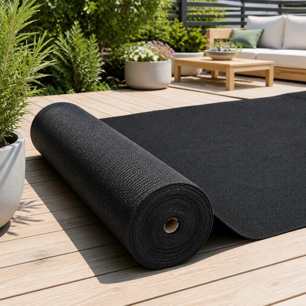Shade Cloth Black 1.83m x 50m 70% UV-Stabilized Heavy Duty Garden Mesh