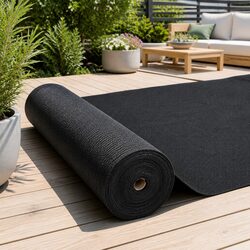 Concise Black Shade Cloth Roll 1.83m x 50m, 70% UV Protection