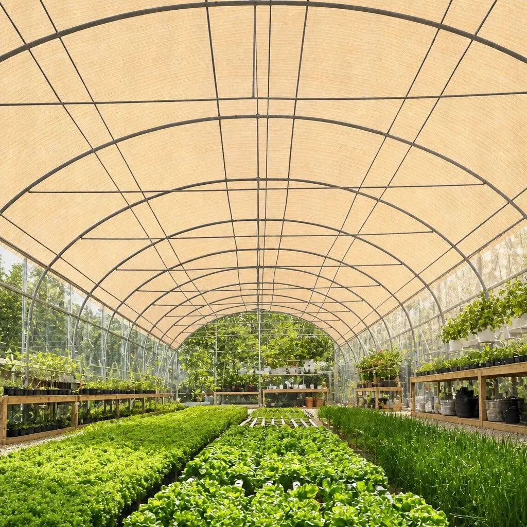 Shade Cloth Beige 3.66x10m 90% UV Block Heavy Duty Garden