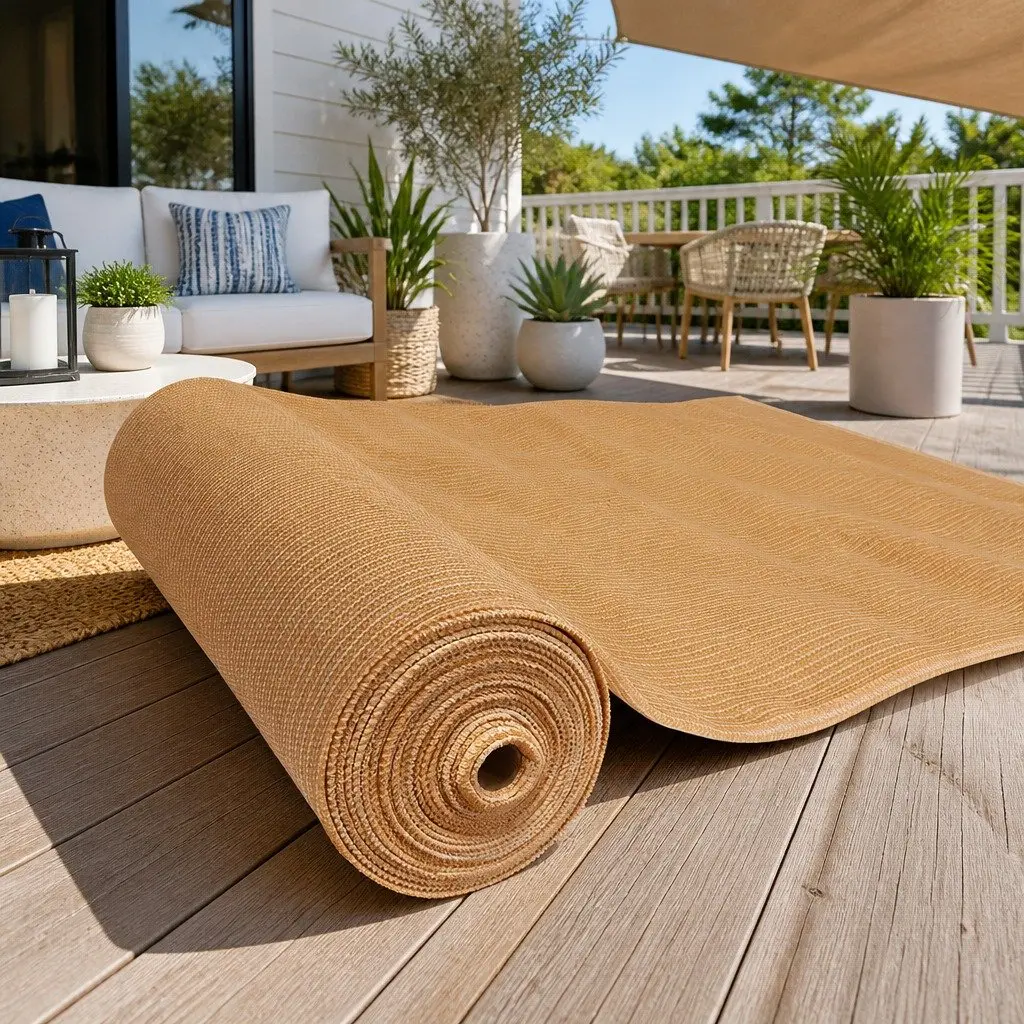 Shade Cloth Beige 3.66m x 20m Heavy Duty 50% UV Block Knitted Fabric