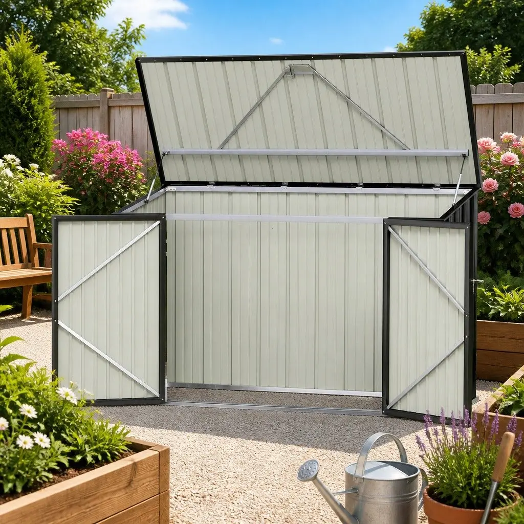 Garden Shed 2.22x0.91M for Essential Storage