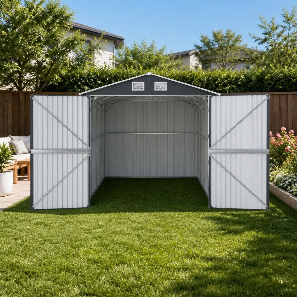 Garden Shed with Lockable Door