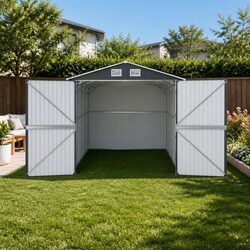 Compact and Sturdy Garden Shed with Lockable Door