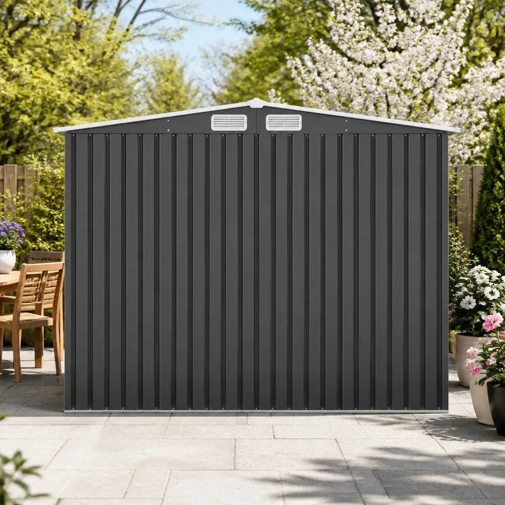 2.58x3.14M Metal Shed for Outdoor Use