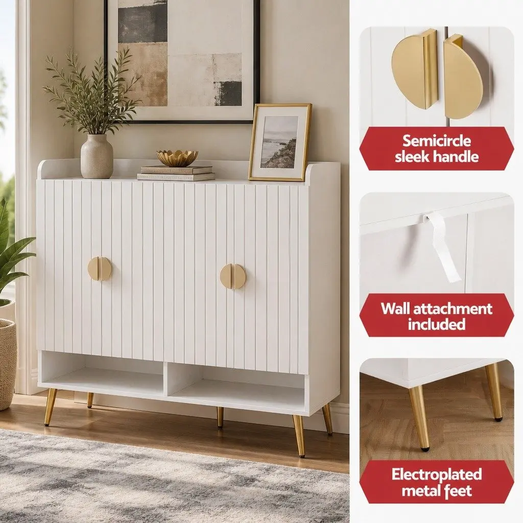 Shoe Rack Cabinet and Clothes Rack Combo