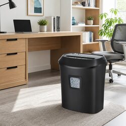 Compact Electric Shredder for Efficient Document Disposal
