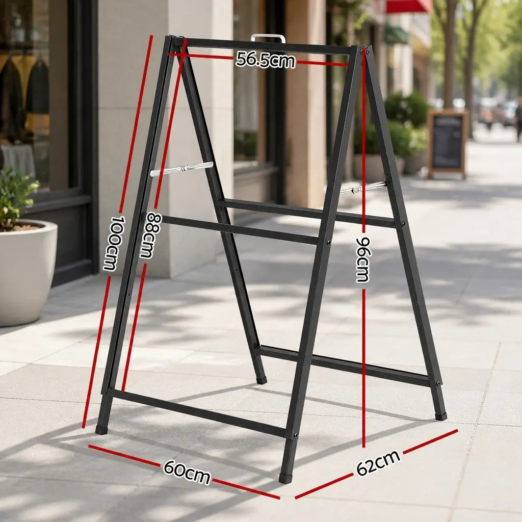 A1 Frame Sign Stand Double Sided Poster Display Board Outdoor Advertising