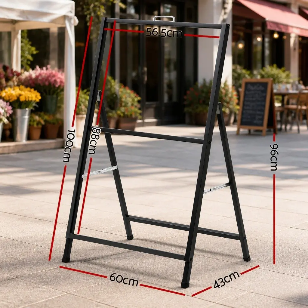 A1 Frame Sign Stand Single Sided Poster Display Board Outdoor Advertising