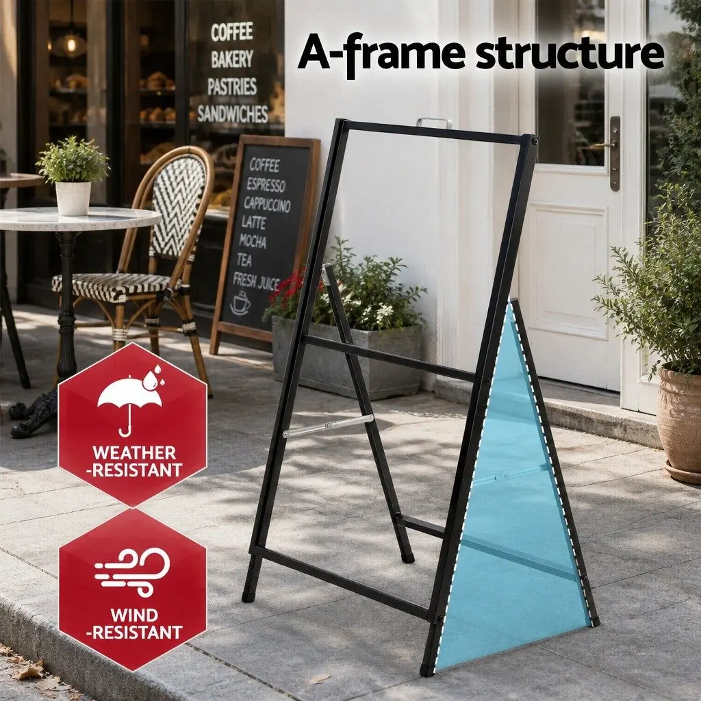 A1 Frame Sign Stand Single Sided Poster Display Board Outdoor Advertising