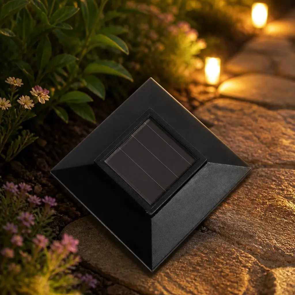 Solar Powered Garden Lights Cool White 6 Piece Outdoor Pathway Yard Lighting